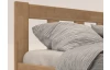 Rohová postel se zástěnou vpravo Tema P 180x200 cm, přírodní buk