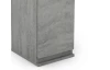 Nástěnná skříňka Carlos, šedý beton, 28 cm