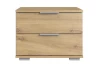 Noční stolek Easy Plus, 2 zásuvky, dub artisan