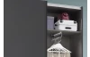 Šatní skříň Fast, grafitově šedá