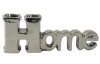 Dekorace Home 12 cm, stříbrná