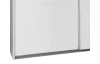 Šatní skříň Bern, šířka 225 cm/výška 208 cm, bílá