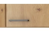 Horní rohová kuchyňská skříňka Modena 60/60 cm, dub artisan/černá
