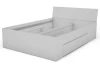 Postel se zásuvkami Carlos 140x200, bílá