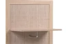 Předsíňový šatní panel Bali, dub sonoma/výplet