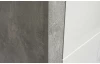 Komoda Stone 82 cm, beton/bílá