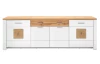 Široká komoda Matera, 220 cm, starý dub/bílá