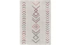 Koberec Boho Indian 80x150 cm, bílý