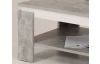 Konferenční stolek Tim, šedý beton/bílý