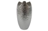Váza Modern 24 cm, stříbrná, atypický tvar