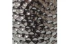 Váza Modern 29 cm, stříbrná, atypický tvar