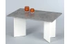 Konferenční stolek Minimal, šedý beton/bílý