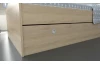 Postel s úložným prostorem Patrik 90x200 cm, dub sonoma