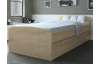 Postel s úložným prostorem Patrik 90x200 cm, dub sonoma