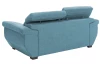 Dvojsedák Speedway, azurově modrá látka