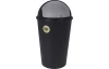 Odpadkový koš 25 l, černý, recyklovaný plast