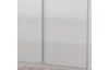 Šatní skříň New York D, 90 cm, bílá/bílý lesk