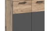Skříňka Mason 80 cm, dub/šedá