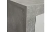 Komoda Stone 117 cm, beton/bílá