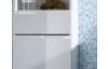 Koupelnová vysoká skříňka Spice, lesklá bílá