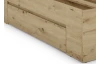 Postel se zásuvkami Carlos 90x200, dub artisan