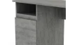 Psací stůl se 3 zásuvkami Carlos, šedý beton