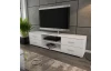 Široký TV stolek Oskar TV, bílý, šířka 180 cm
