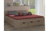 Postel Astral 160x200 cm, dub sonoma