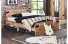 Postel Liverpool 90x200 cm, dub