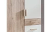 Šatní skříň Cariba, 90 cm, dub san remo/bílá