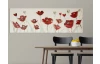 Ručně malovaný obraz Vlčí máky 120x40 cm, 3D struktura