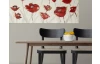Ručně malovaný obraz Vlčí máky 120x40 cm, 3D struktura