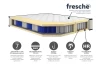 Postel Parana 180x200 cm, lahvově zelená sametová látka