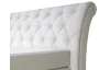 Postel boxspring Agnes 180x200 cm, krémová látka