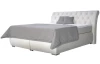Postel boxspring Agnes 180x200 cm, krémová látka