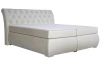 Postel boxspring Agnes 180x200 cm, krémová látka