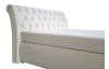 Postel boxspring Agnes 180x200 cm, krémová látka