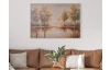 Ručně malovaný obraz Relax v přírodě 100x70 cm, 3D struktura