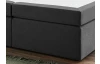 Postel boxspring Aston 160x200 cm, antracitově šedá látka