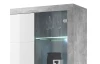 Vysoká vitrína Stone, s osvětlením