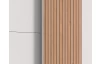 Šatní skříň Coburg, 180 cm, bílá/dub artisan