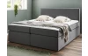 Postel boxspring Aston 180x200 cm, středně šedá látka