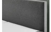 Postel boxspring Aston 180x200 cm, středně šedá látka