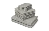 Osuška Miami 70x140 cm, stříbrná