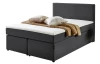 Postel boxspring Aston 120x200 cm, antracitově šedá látka