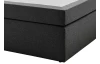 Postel boxspring Aston 120x200 cm, antracitově šedá látka