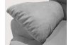 Dvojsedák Nebolo, světle šedá látka v optice kůže