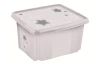 Úložný box Hvězdy 15 l, šedý