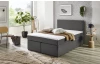 Postel boxspring Aston 120x200 cm, středně šedá látka