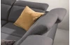 Rohová sedací souprava Aldon, šedá tkanina, levý roh